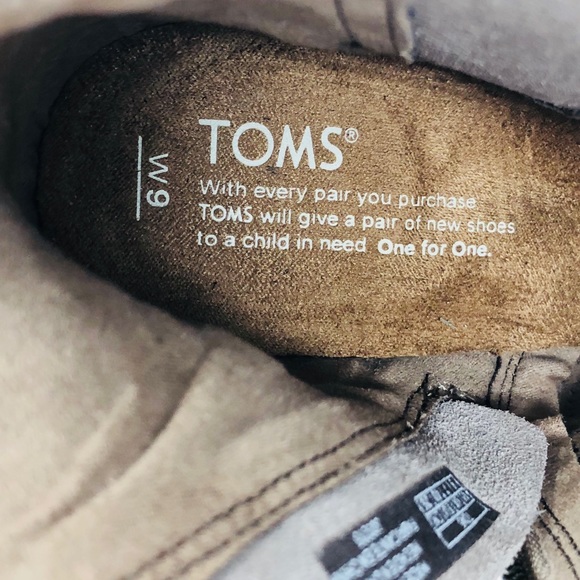 TOMS MAJORCA PERFORATED BOOTIES SZ9 - Picture 8 of 8